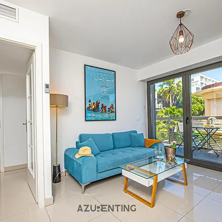 Апартаменты Azurenting - T2 Front De Mer - Clim - Parking Антиб